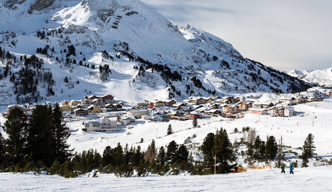 Obertauern in Austria: a ski resort in the french alps.