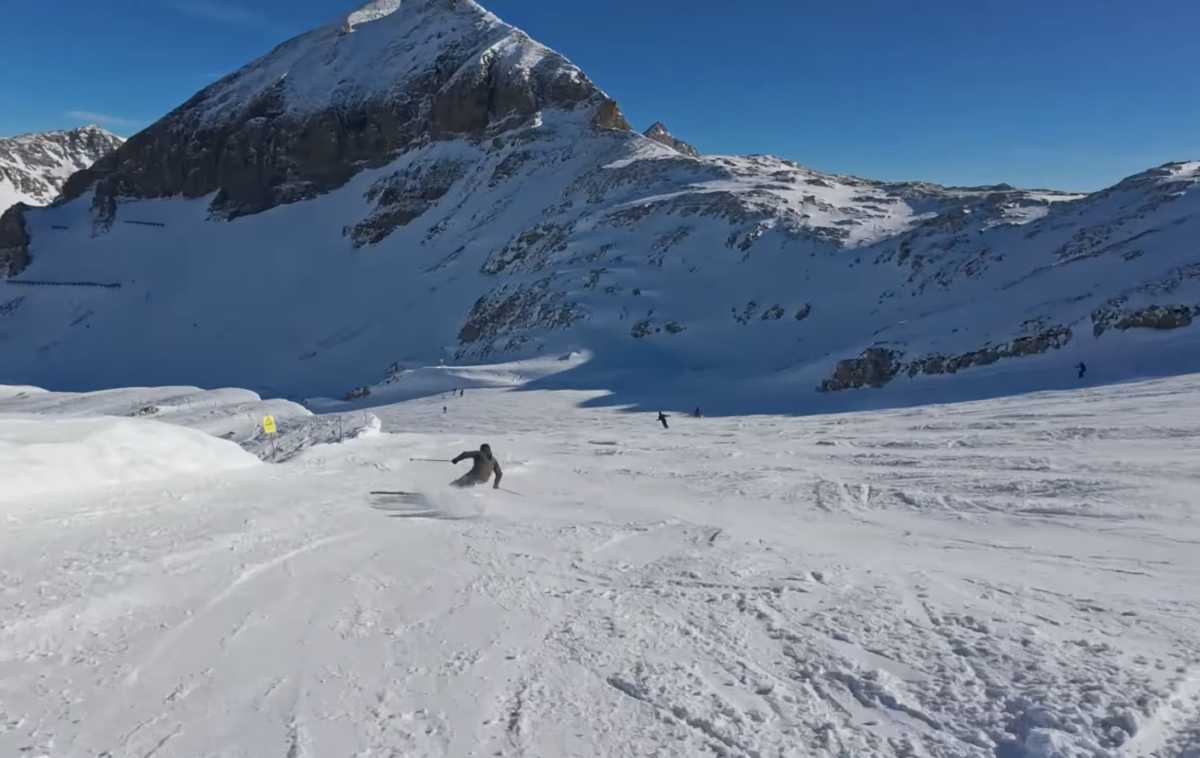 Obertauern in Austria - a snow covered mountain.