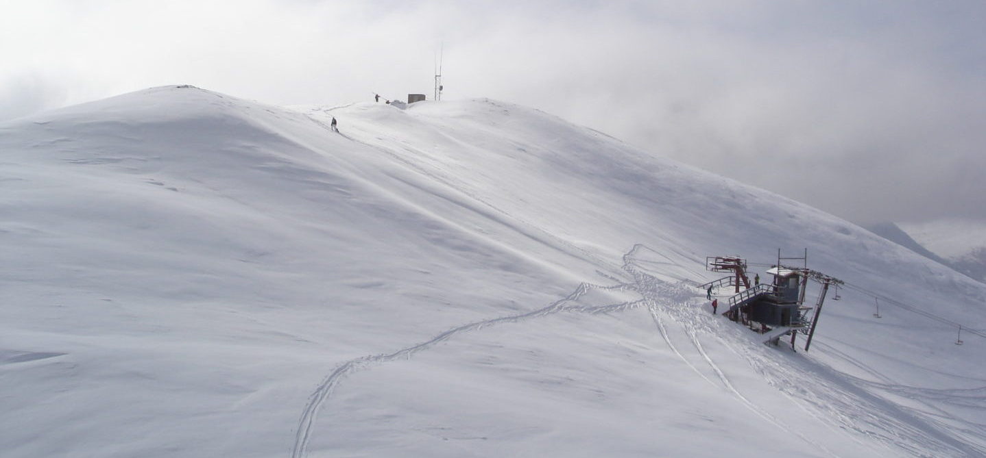 Arctic Valley in USA - the snow is white.