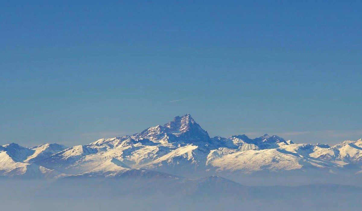Argentera in Italy - a view of the mountains from the top of a mountain.