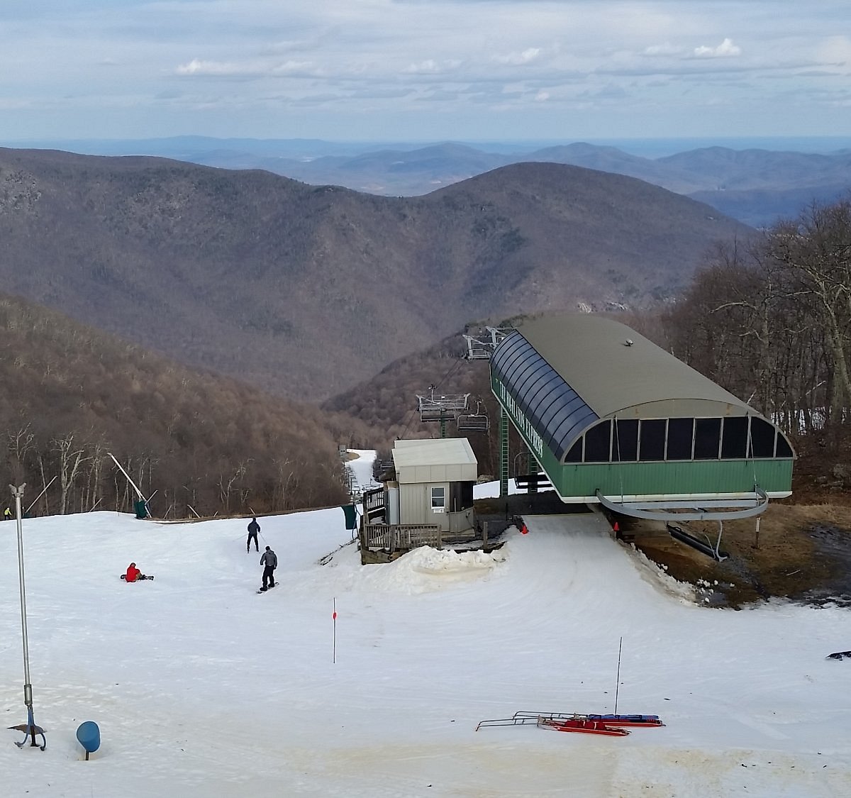 Wintergreen Resort in USA - the view from the top of the mountain.