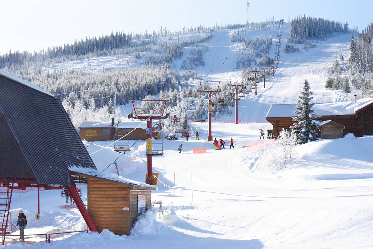 Mount Timothy in Canada - snow on the ground.