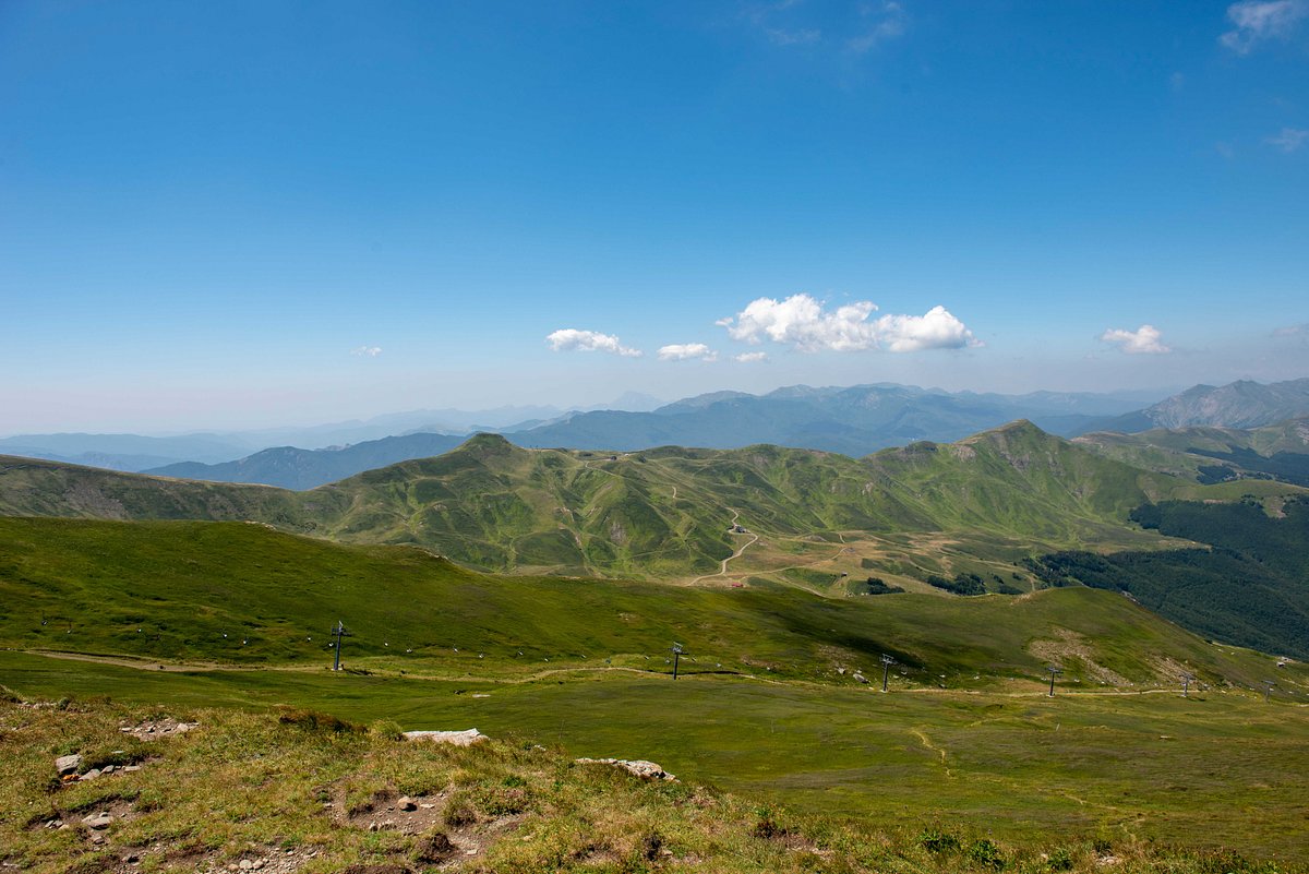 Corno alle Scale in Italy - the view from the top of the mountain.