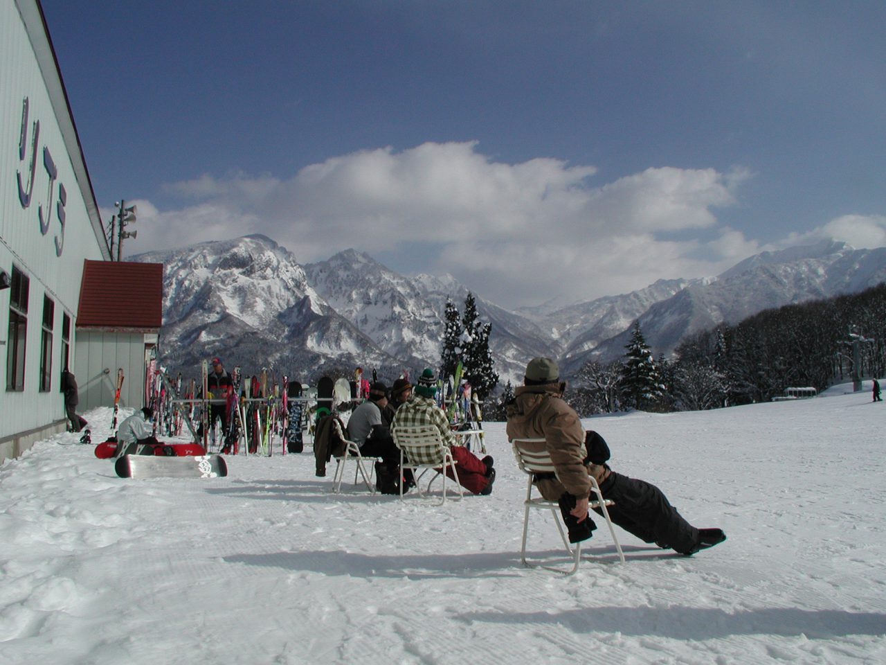 Itoigawa Seaside Valley in Japan - snow on the ground.