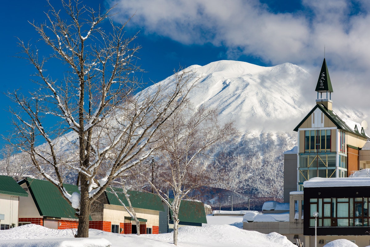 Niseko United in Japan - snow on the ground.